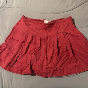 A.P.C. Deep Red Skirt - size 6